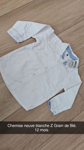 Chemise blanche neuve