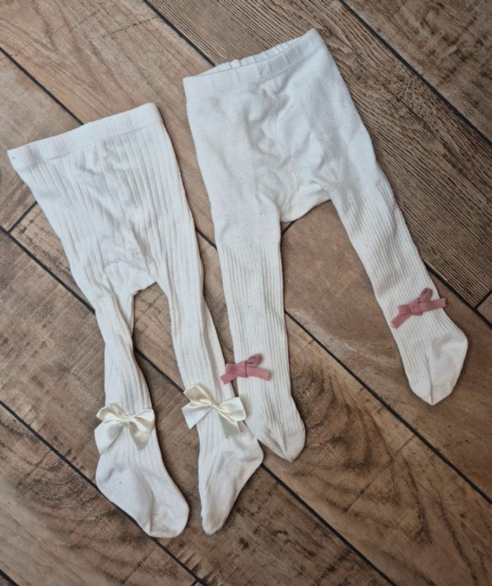 Lot collant bébé fille