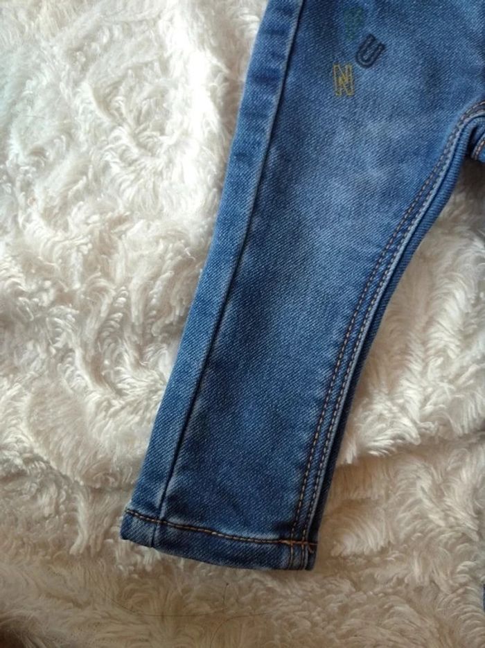 Pantalon jeans slim Garçon 3 mois Fun Mini champion Graine de champion Tape à l'oeil - photo numéro 5