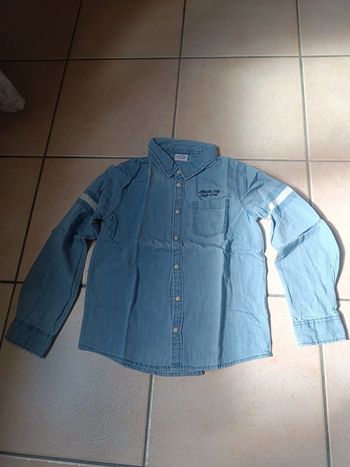 Chemise bleue jean  Tape à l'oeil 8 ans