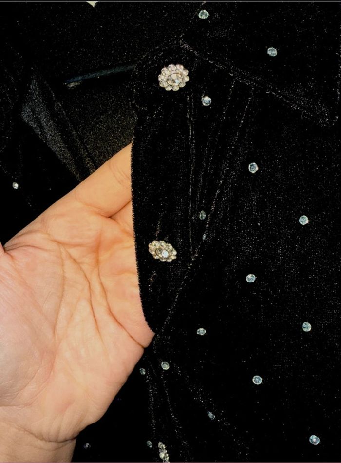 Robe velours et strass Zara - photo numéro 5