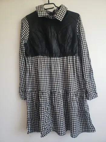 Robe semili cuir
