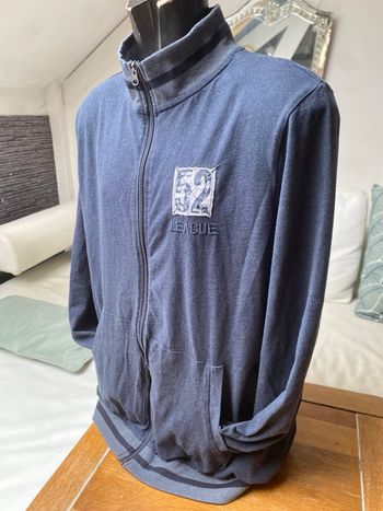 Gilet bleu jeans chiné XXL Livergy