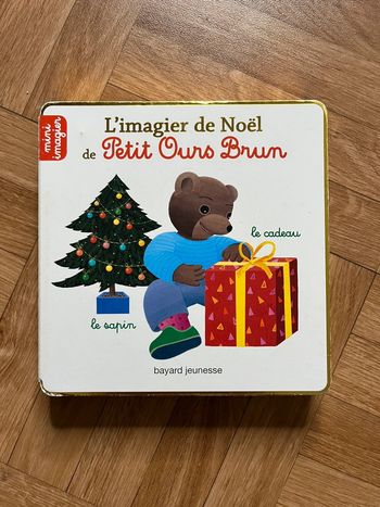 Livre l’Imagier de Noël de Petit Ours Brun