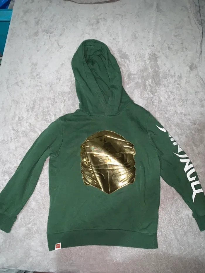 Sweat à capuche vert LEGO Ninjago pour enfant