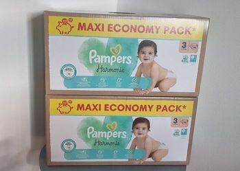 Pampers harmonie, taille3, 2 cartons