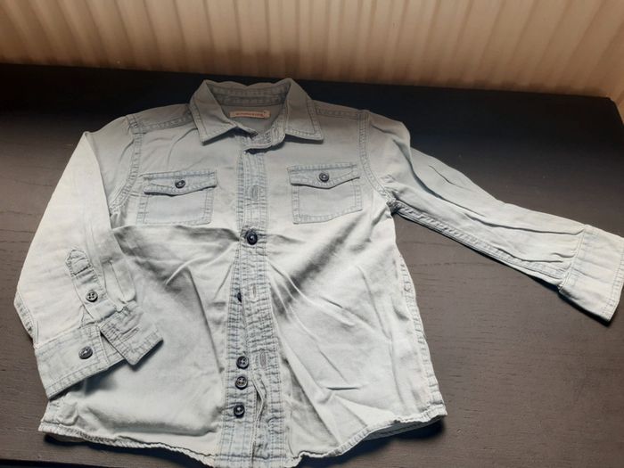 Chemise jean monoprix bébé enfant 3 ans