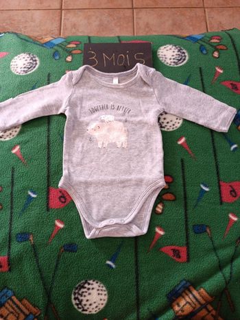 Body garçon 3 MOIS