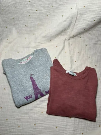 Lot de deux tee shirt Bonpoint 4 ans