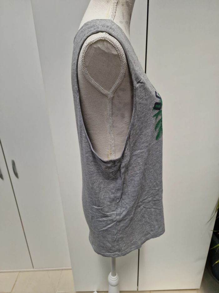 Débardeur Gris Imprimé Palmiers Verts - photo numéro 4