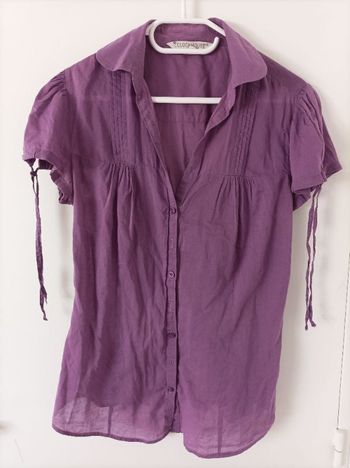 Chemisier mauve