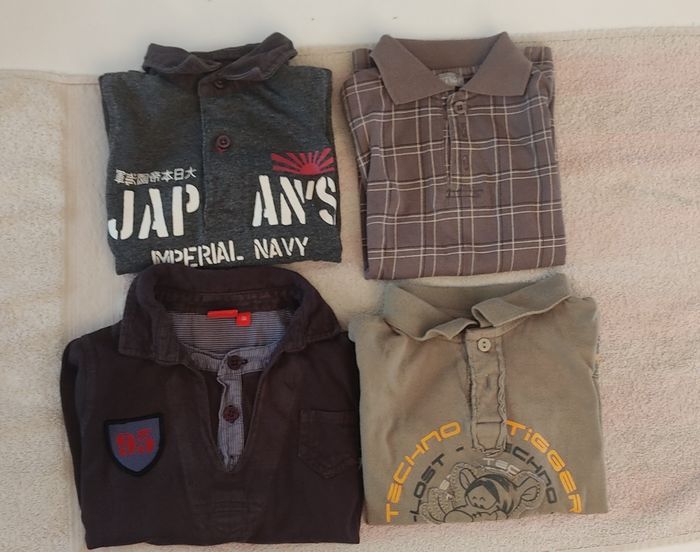 Lot de 4 polos 3 ans