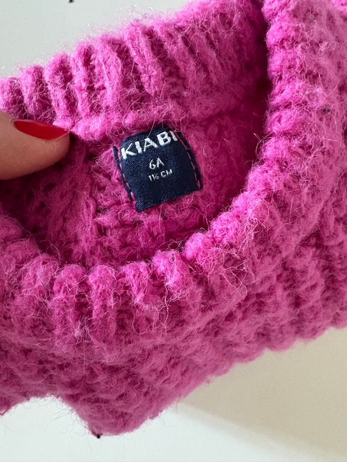 Pull fille Kiabi – Couleur fuchsia - photo numéro 2
