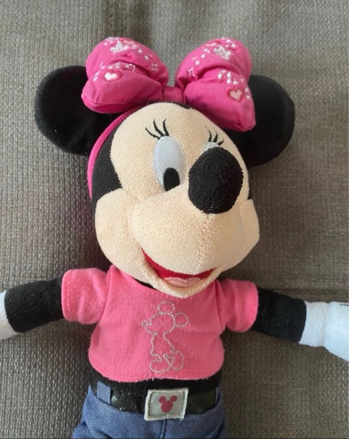 Peluche Minnie en jeans - photo numéro 2