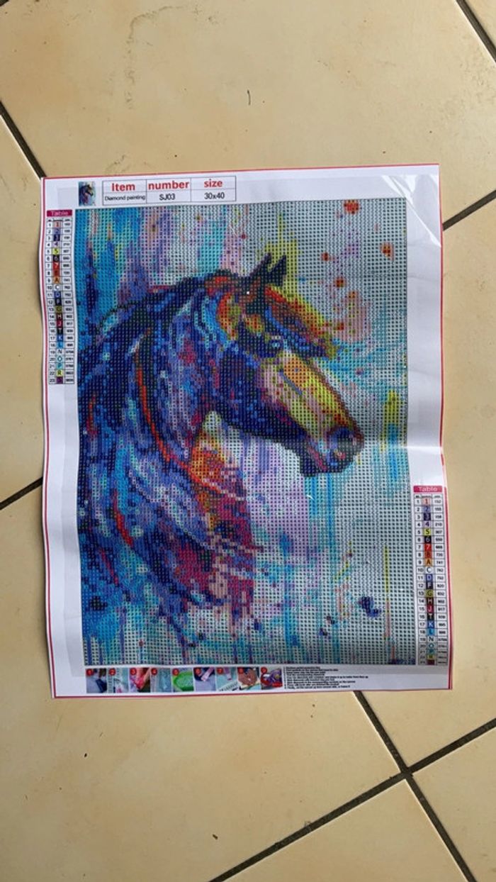 Toile Diamond Painting 30x40cm n°23