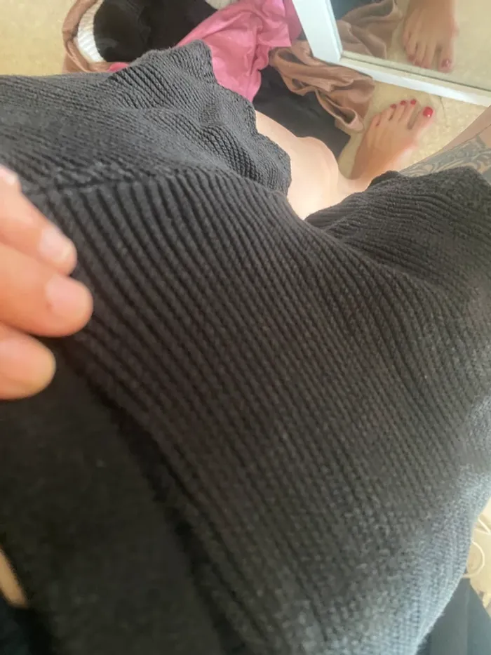 Short en maille côtelé crochet - photo numéro 3