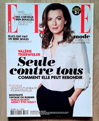 Magazine Elle n°3469 juin 2012 spécial Valérie Trierweiler