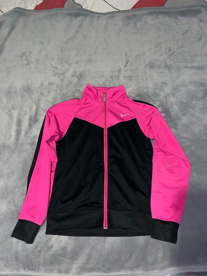 Gilet Nike noir rose enfant fille 12-13 ans