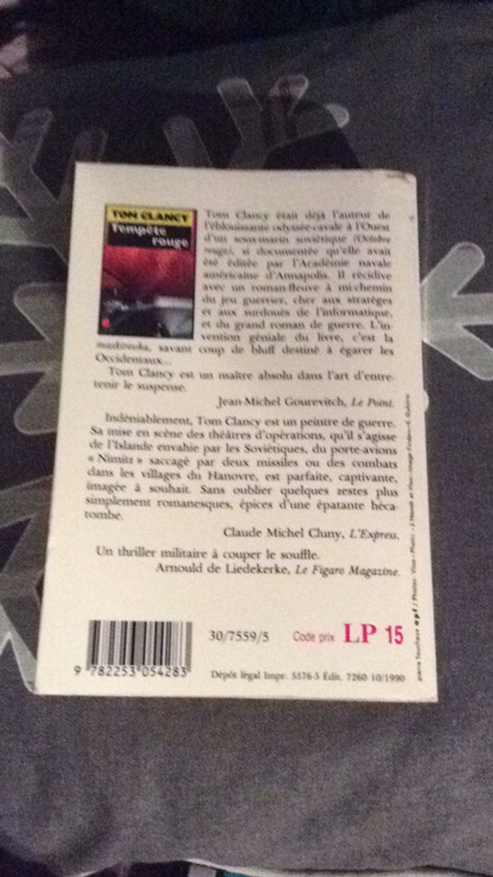 # tempête rouge par Tom Clancy - photo numéro 3