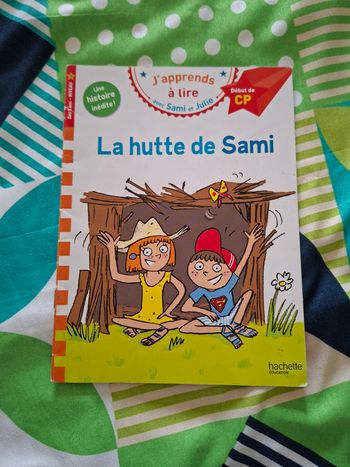 Livre enfant j’apprends à lire avec Sami et Julie la hutte de Sami
