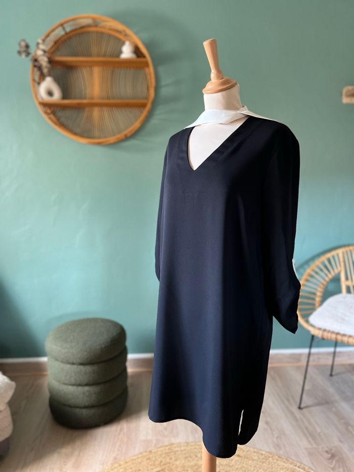🖤 Robe Tunique Noire Zara Basic – Taille S - photo numéro 8