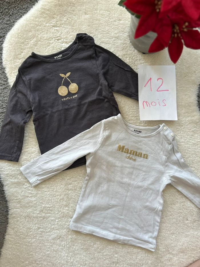 2 t-shirts ~ kiabi ~ 12 ans