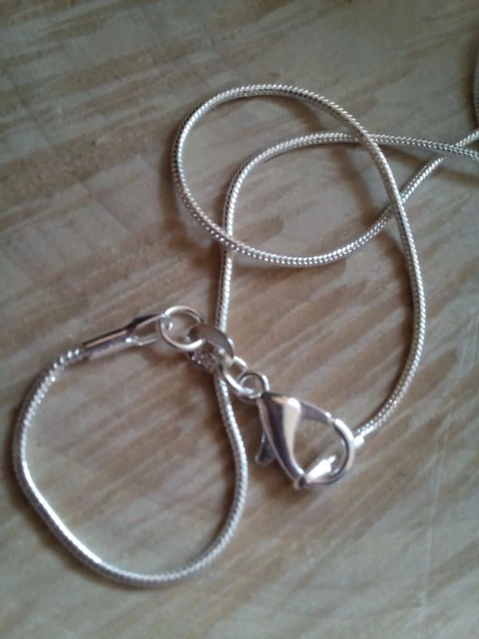 Collier agate mousse naturelle - photo numéro 2