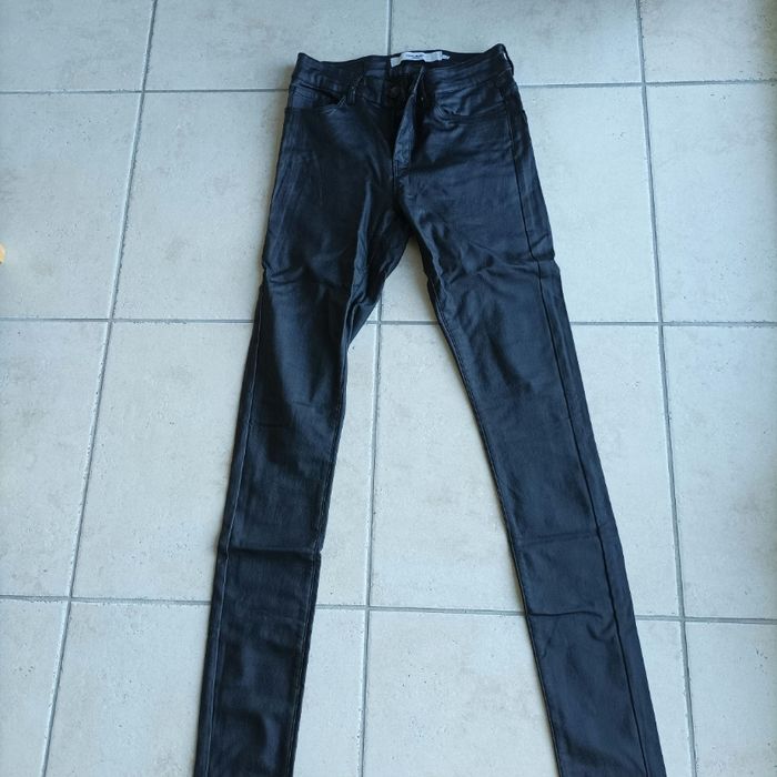 Pantalon simili cuir 34