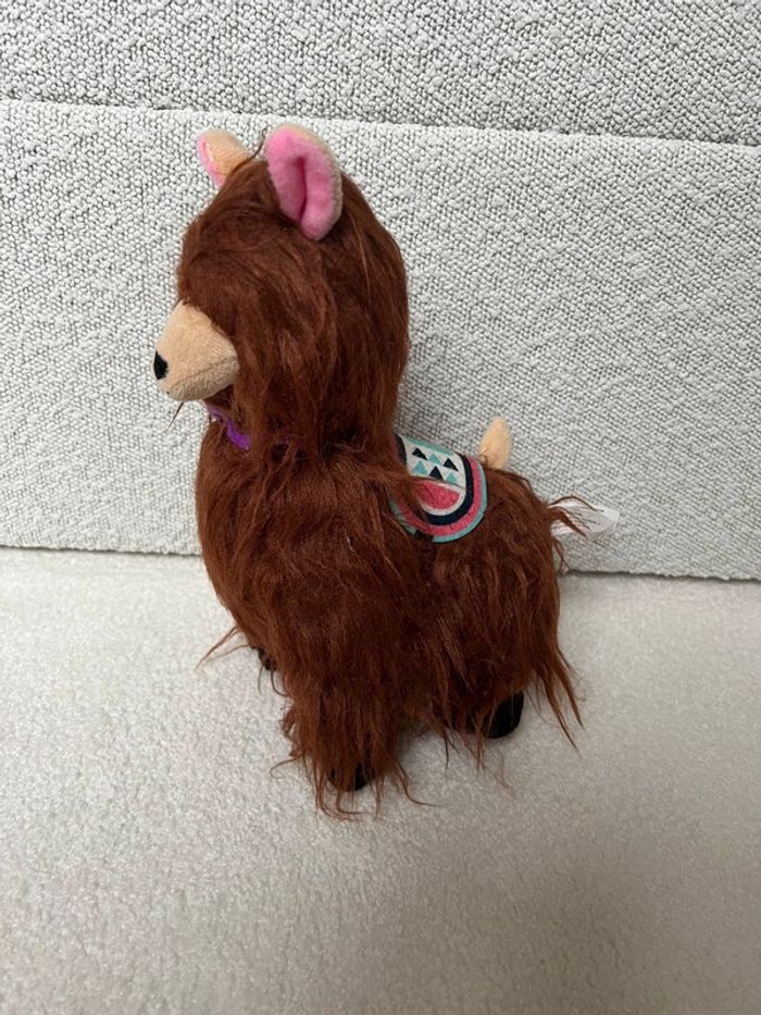 Peluche lama marron Tiger