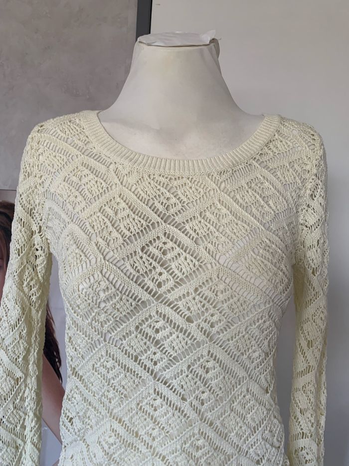 Pull écru dos nu - photo numéro 5
