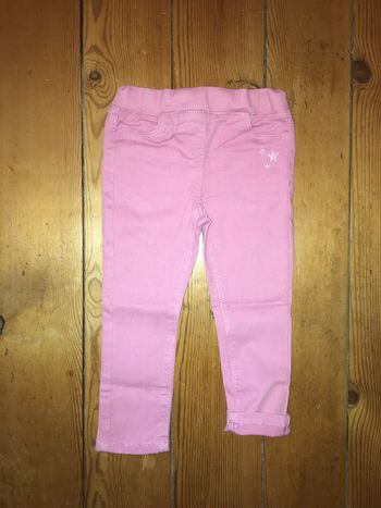 Pantalon jegging skinny rose avec étoiles enfant fille Verbaudet