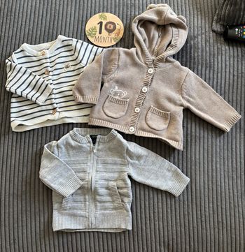Lots de 3 gilets 