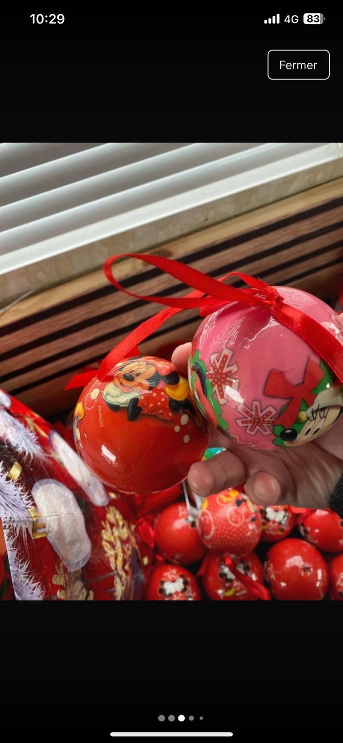 Boule de sapin Mickey - photo numéro 3