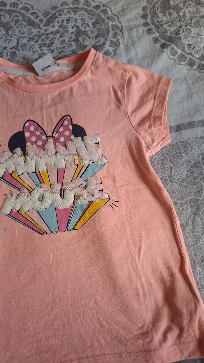 Tee-shirt minnie 6 ans - photo numéro 3