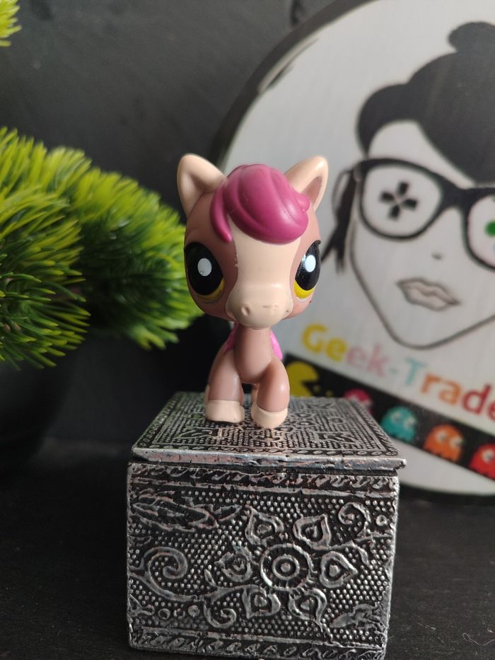 Lps00869 Littlest Petshop Pet Shop LPS Authentique Hasbro Cheval Horse 2087 - photo numéro 2