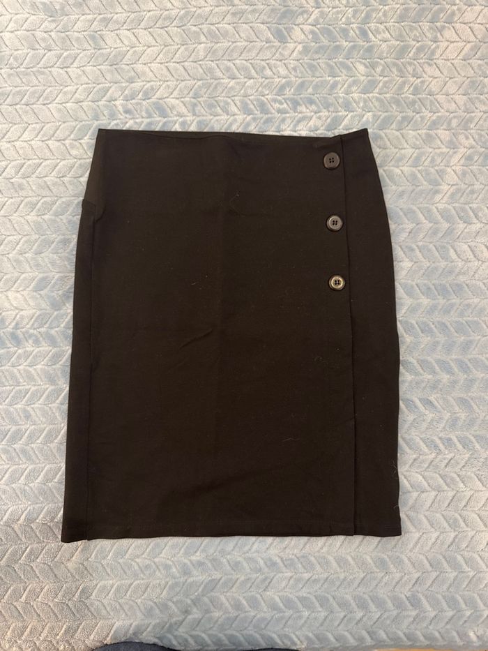 Jupe droite noire