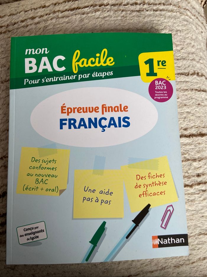 Livre bac français 1re +livre épreuve finale - photo numéro 3
