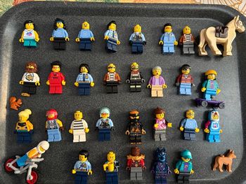 Lot lego city et mini figures