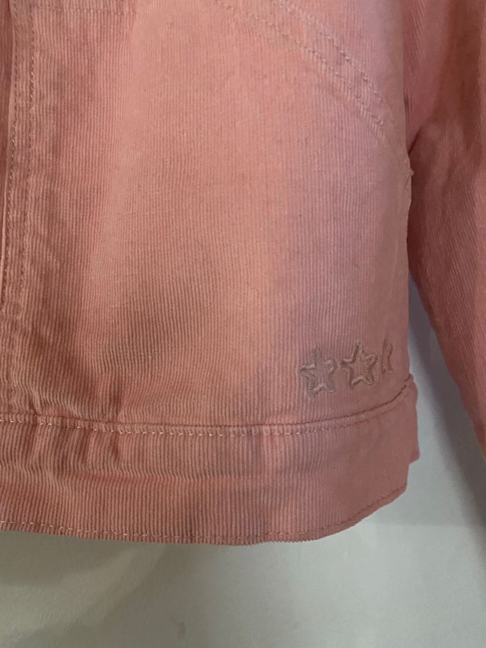 Veste en velours rose intérieur chaud taille 12 ans Neuf - photo numéro 5