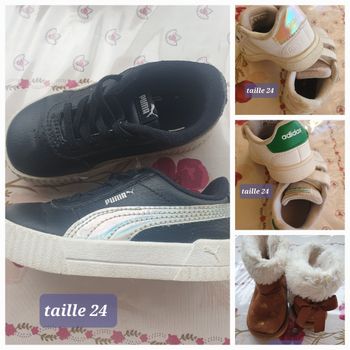 Lot baskets Adidas et bottes
