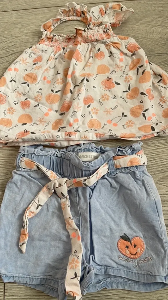 Ensemble short + débardeur - photo numéro 2