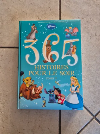 4 livres 365 histoires pour le soir (tomes 1 à 4) disney
