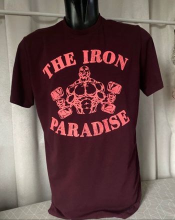 Superbe t-shirt de sport bordeaux corail M under armour