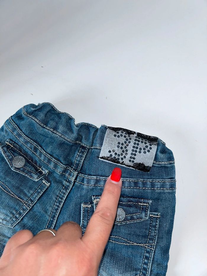 Short en jean 12 mois - photo numéro 3