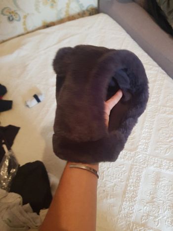 Bonnet gris bébé mixte