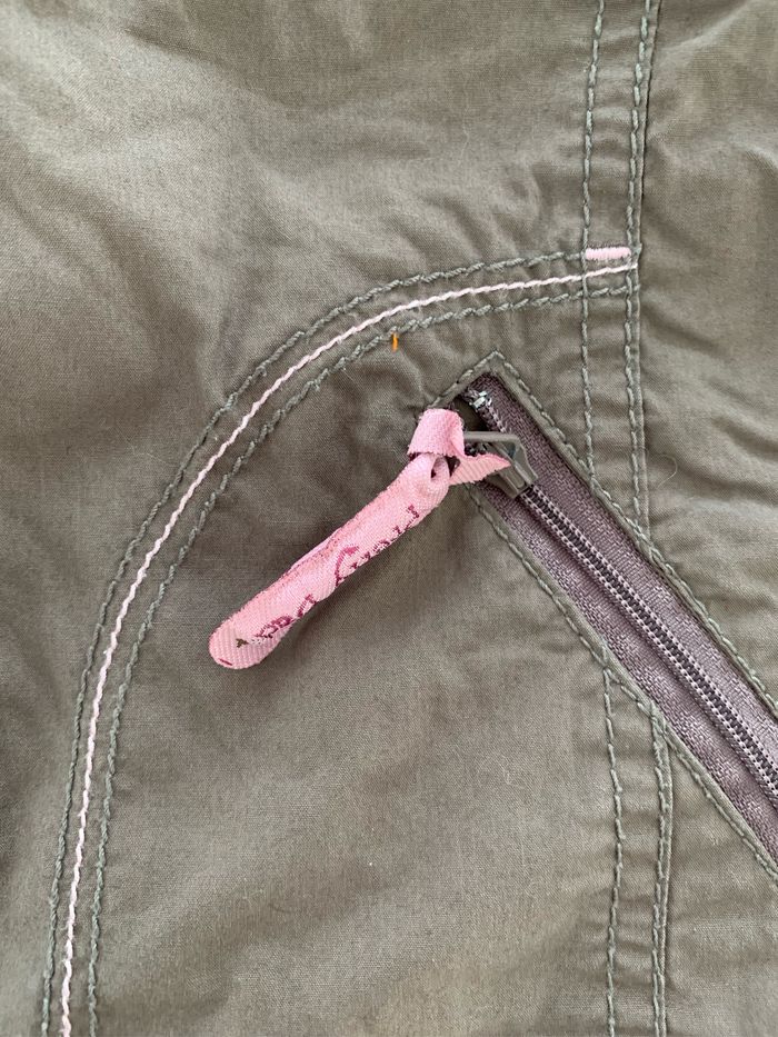 Blouson kaki sans manches 8 ans - photo numéro 3