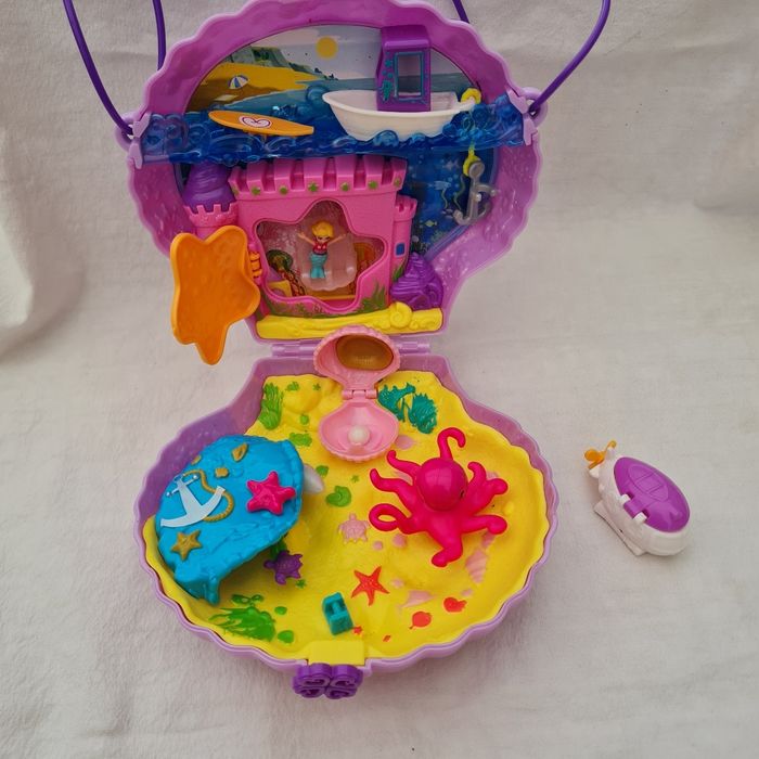 Polly pocket sac coquillage- Sirène- sous marin - photo numéro 3