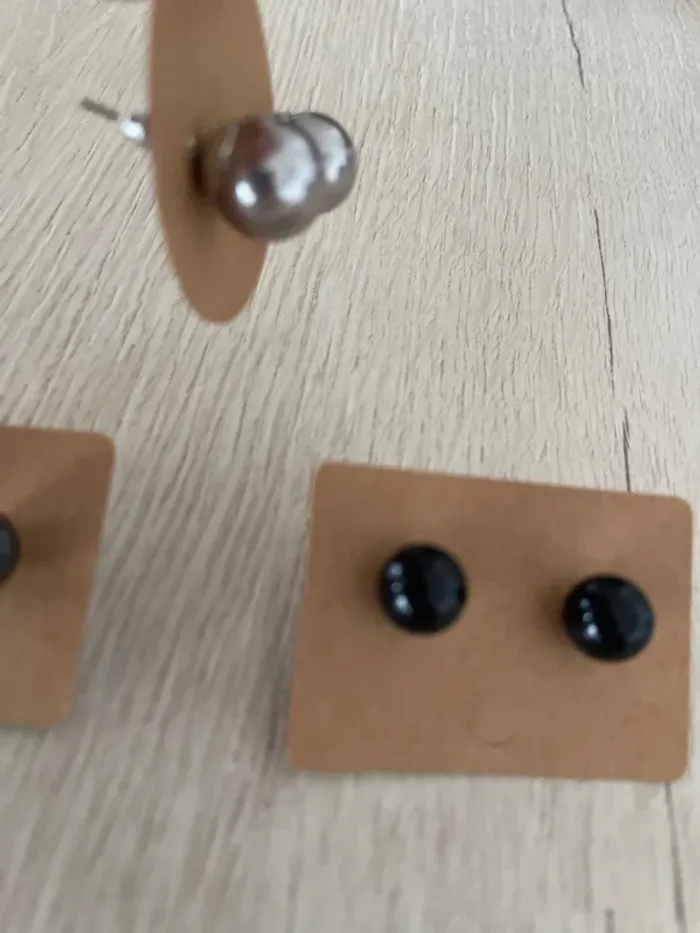 Lot de paires de boucles d’oreilles neuves - photo numéro 2