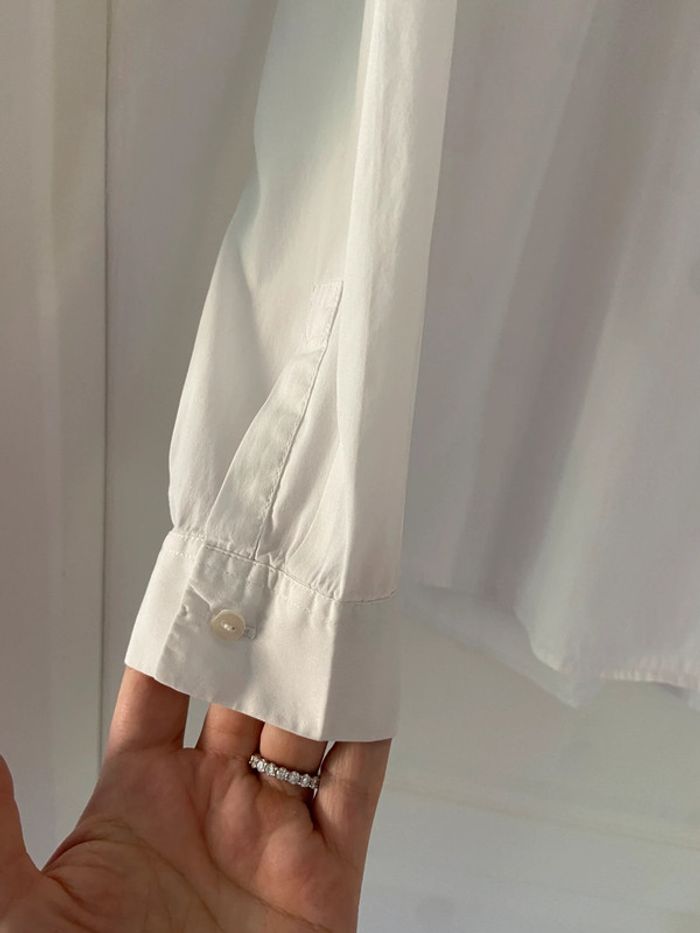 Chemise blanche sans col Caroll taille 42 - photo numéro 3