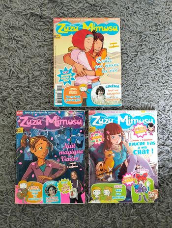Lot de trois magazines Zaza Mimosa